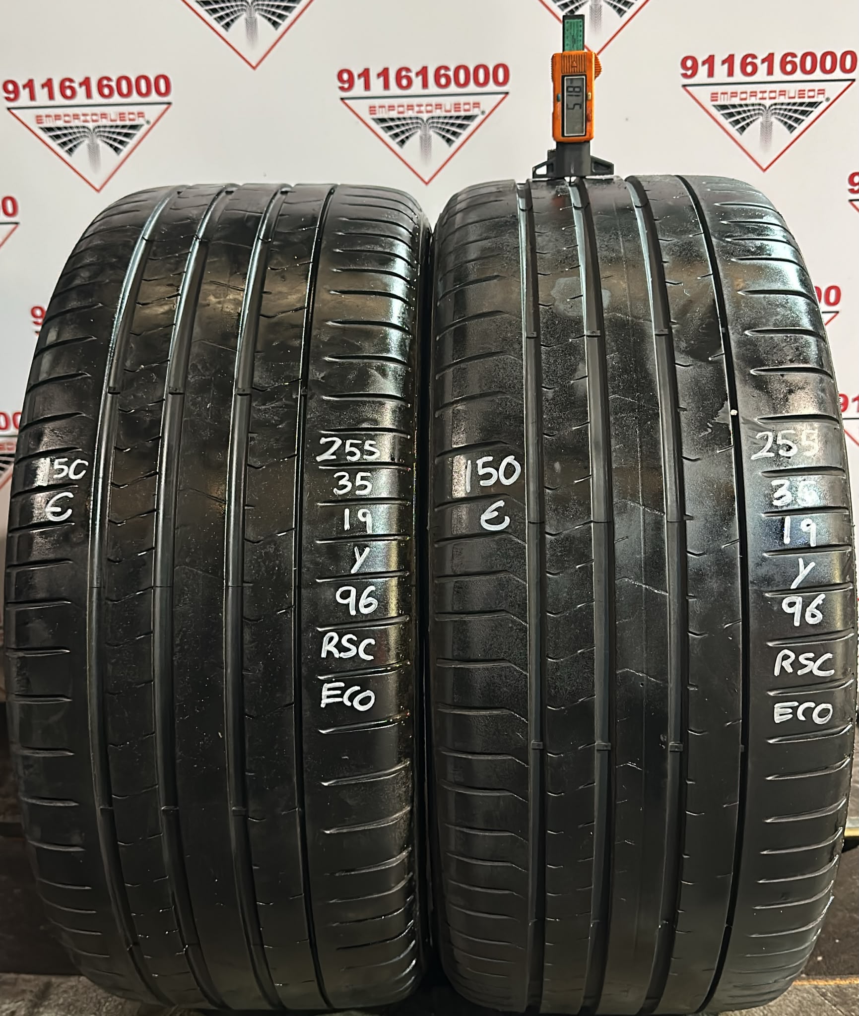PIRELLI PZERO USADO ECONOMICO RSC 255/35 R19 96 Y